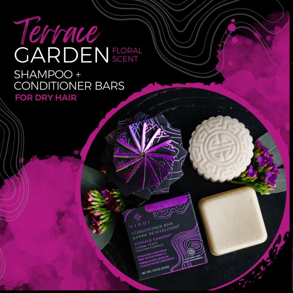 Viori Beauty Women’s Shampoo Bar & Conditioner Bar Set